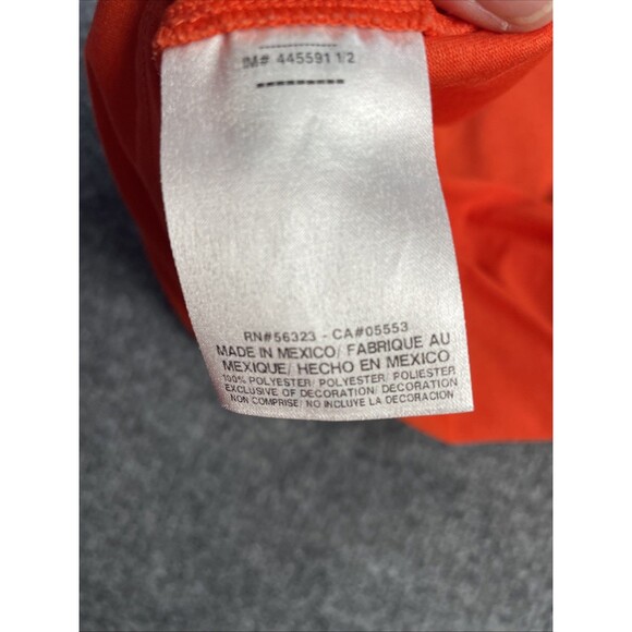 Nike Shirt Men's 2XL Orange Swoosh Dri-Fit Lightweight Athletic Active Gym XXL - Picture 16 of 16